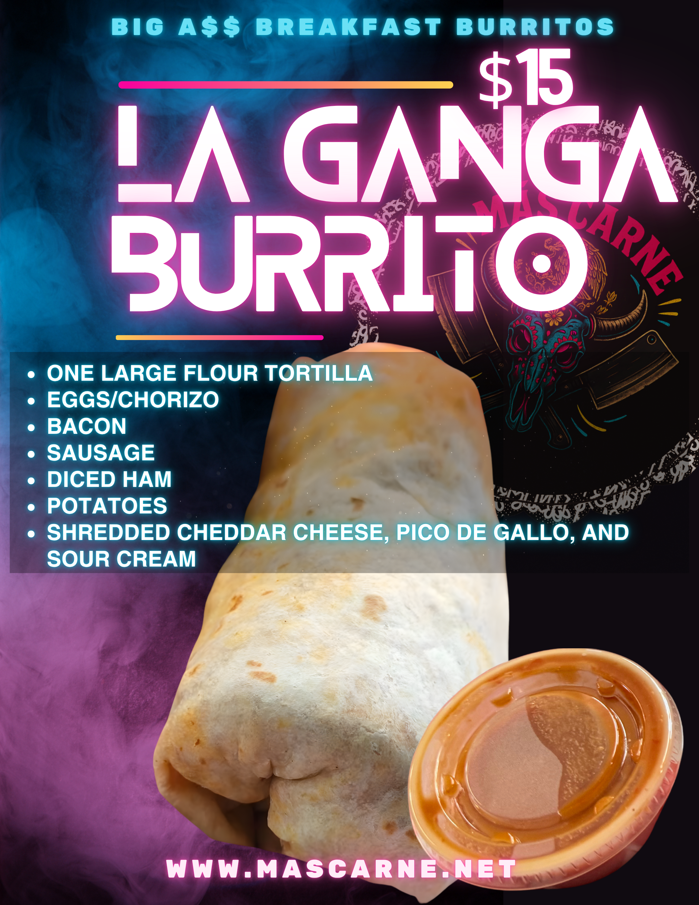 La Ganga Breakfast Burrito